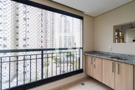 Varanda da Sala de apartamento para alugar com 2 quartos, 68m² em Jardim Parque Morumbi, São Paulo