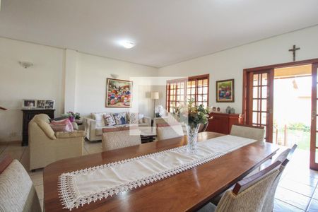 Sala de estar e jantar de casa à venda com 3 quartos, 210m² em Parque Alto Taquaral, Campinas