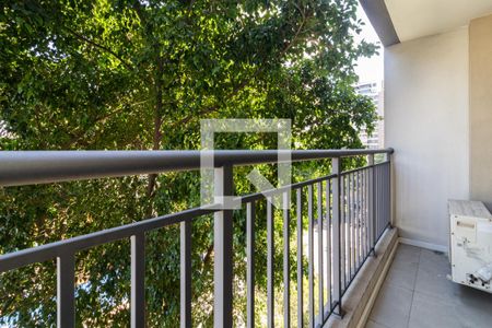 Studio para alugar com 28m², 1 quarto e sem vagaVaranda