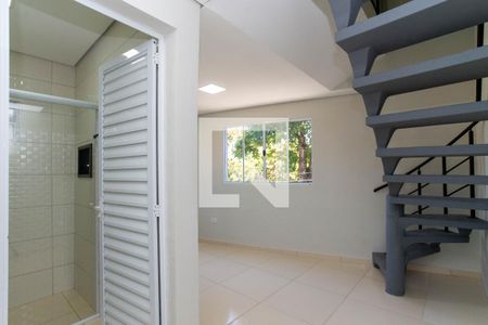 Sala/Cozinha de apartamento para alugar com 1 quarto, 33m² em Vila Augusta, Guarulhos