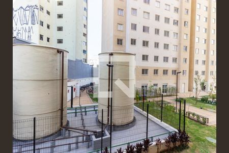 Sala/Cozinha - Vista de apartamento para alugar com 2 quartos, 37m² em Brás, São Paulo