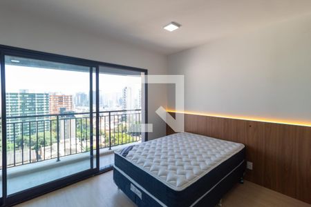 Sala/quarto de apartamento à venda com 1 quarto, 27m² em Santo Amaro, São Paulo