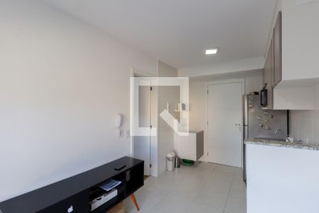 Sala e Cozinha Integrada  de apartamento para alugar com 1 quarto, 30m² em Vila Ré, São Paulo
