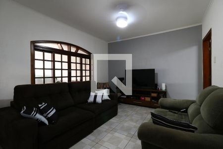 Sala de casa à venda com 3 quartos, 162m² em Vila Scarpelli, Santo André