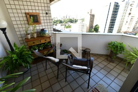 Sacada da Sala de apartamento à venda com 4 quartos, 165m² em Cambuí, Campinas