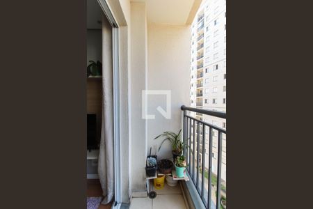 Varanda da Sala de apartamento à venda com 2 quartos, 48m² em Vila Taquari, São Paulo
