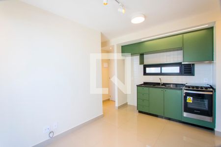 Sala/Cozinha de apartamento à venda com 2 quartos, 40m² em Vila Valparaíso, Santo André