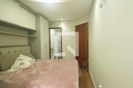 Suíte - Quarto 1 de apartamento à venda com 2 quartos, 52m² em Campestre, Santo André