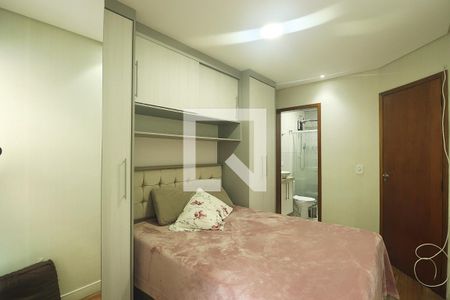 Suíte - Quarto 1 de apartamento à venda com 2 quartos, 52m² em Campestre, Santo André