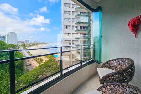 Varanda  de apartamento para alugar com 4 quartos, 120m² em Pitangueiras, Guarujá