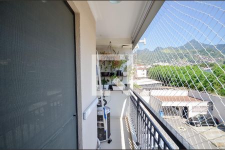 Varanda da Sala de apartamento à venda com 2 quartos, 53m² em Andaraí, Rio de Janeiro
