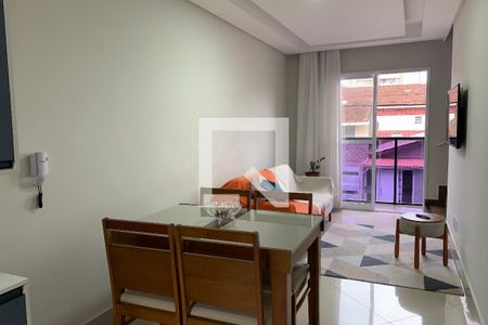 Sala de casa para alugar com 2 quartos, 116m² em Ocian, Praia Grande