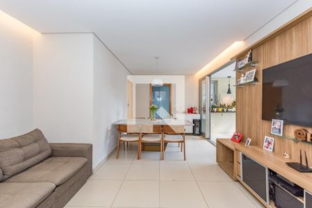 Sala de apartamento à venda com 3 quartos, 94m² em Vila da Serra, Nova Lima