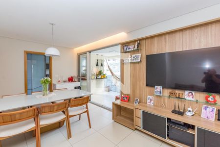 Sala de apartamento à venda com 3 quartos, 94m² em Vila da Serra, Nova Lima