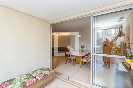 Varanda da Sala de apartamento para alugar com 3 quartos, 94m² em Vila da Serra, Nova Lima