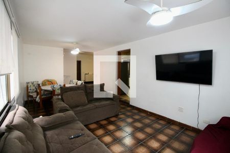 Sala de apartamento para alugar com 3 quartos, 110m² em Enseada, Guarujá