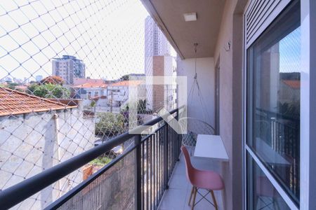 Varanda de apartamento à venda com 1 quarto, 32m² em Jardim da Glória, São Paulo