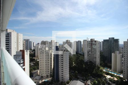 Varanda da sala  de apartamento à venda com 3 quartos, 105m² em Vila Andrade, São Paulo