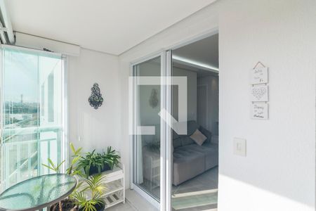 Varanda Gourmet de apartamento à venda com 2 quartos, 63m² em Campestre, Santo André