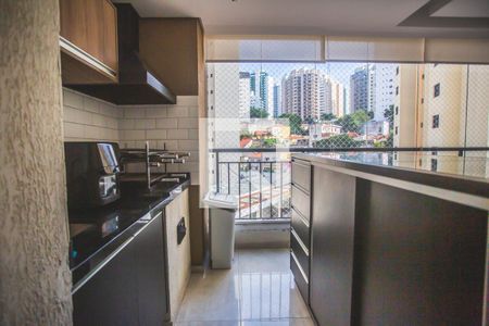 Varanda Gourmet de apartamento à venda com 2 quartos, 100m² em Chácara Inglesa, São Paulo
