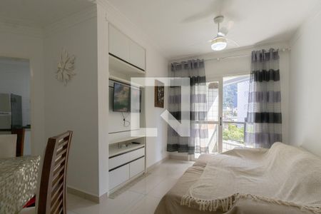 Sala de apartamento para alugar com 2 quartos, 79m² em Vila Julia, Guarujá
