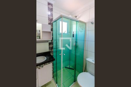 Banheiro de apartamento para alugar com 1 quarto, 50m² em Boqueirão, Praia Grande
