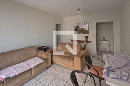 Sala de apartamento para alugar com 3 quartos, 110m² em Gonzaga, Santos