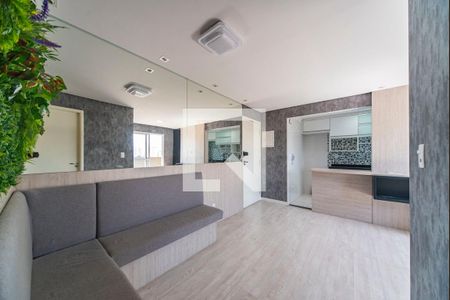 Sala de apartamento para alugar com 2 quartos, 50m² em Vila Floresta, Santo André