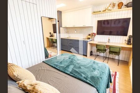 Quarto/Cozinha de apartamento à venda com 1 quarto, 19m² em Brás, São Paulo