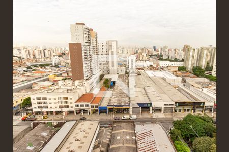 Quarto/Cozinha - Vista de apartamento à venda com 1 quarto, 19m² em Brás, São Paulo