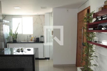 Sala/Cozinha de apartamento para alugar com 3 quartos, 98m² em Castelo, Belo Horizonte