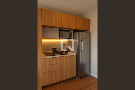 Sala/Cozinha de kitnet/studio para alugar com 1 quarto, 28m² em Centro Histórico, Porto Alegre