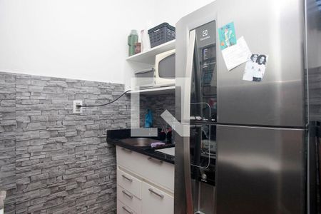 Cozinha + Área de Serviço de kitnet/studio à venda com 1 quarto, 30m² em Cidade Baixa, Porto Alegre