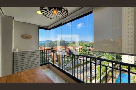 Varanda da Sala de apartamento para alugar com 3 quartos, 81m² em Alphaville Empresarial, Barueri