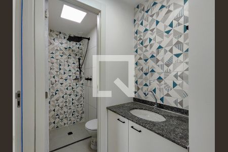Banheiro Corredor de apartamento para alugar com 1 quarto, 34m² em São Cristóvão, Rio de Janeiro