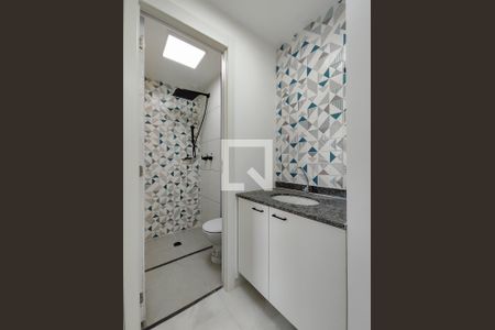 Banheiro Corredor de apartamento para alugar com 1 quarto, 34m² em São Cristóvão, Rio de Janeiro