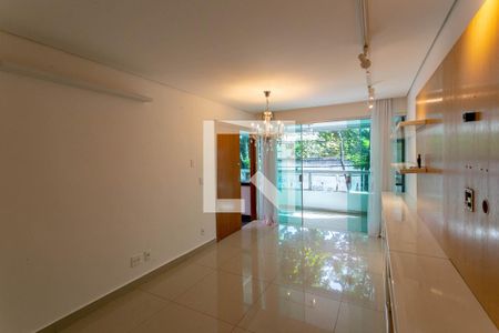 Sala de apartamento à venda com 2 quartos, 72m² em Serra, Belo Horizonte