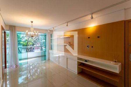 Sala de apartamento para alugar com 2 quartos, 72m² em Serra, Belo Horizonte