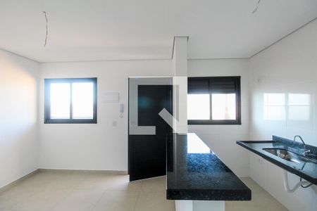 Sala/Cozinha de apartamento à venda com 1 quarto, 28m² em Vila Primavera, São Paulo