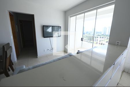 Sala de apartamento para alugar com 2 quartos, 55m² em Jardim Atlântico, Goiânia
