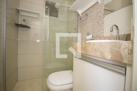 Banheiro da Suíte de apartamento para alugar com 1 quarto, 55m² em Guará Ii, Brasília