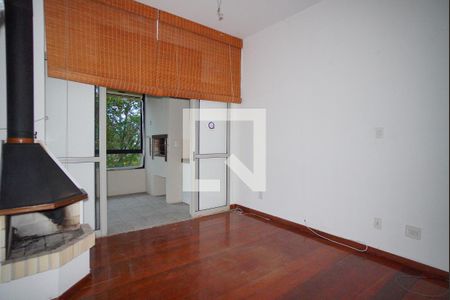 Sala - Varanda de kitnet/studio para alugar com 1 quarto, 53m² em Chácara das Pedras, Porto Alegre
