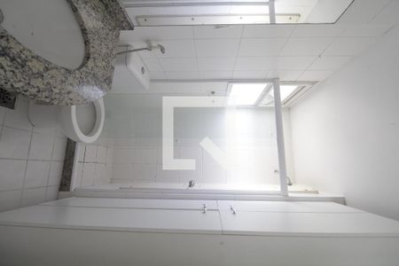 Banheiro da suíte  de apartamento à venda com 1 quarto, 42m² em Jacarepaguá, Rio de Janeiro