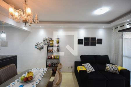 Sala de apartamento à venda com 3 quartos, 72m² em Jardim Henriqueta, Taboão da Serra