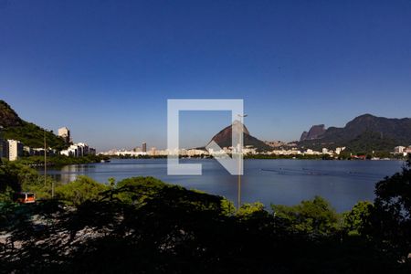 Vista da sala  de apartamento à venda com 3 quartos, 86m² em Lagoa, Rio de Janeiro