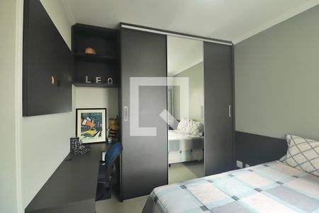 Suíte - Quarto 1 de apartamento à venda com 3 quartos, 77m² em Vila Sao Pedro, Santo André