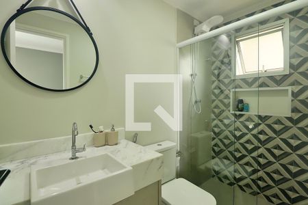 Suíte - Banheiro do Quarto 1 de apartamento à venda com 3 quartos, 77m² em Vila Sao Pedro, Santo André