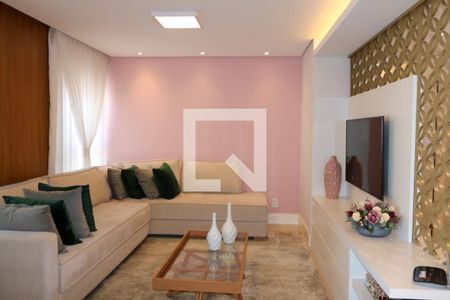 Sala de Estar de apartamento à venda com 1 quarto, 80m² em Osvaldo Cruz, São Caetano do Sul