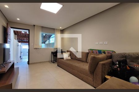 Sala de casa à venda com 2 quartos, 135m² em Vila Valparaíso, Santo André