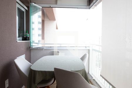 Varanda da Sala de apartamento à venda com 2 quartos, 60m² em Vila Apiaí, Santo André